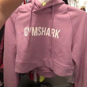 Light purple/pink Gymshark cropped hoodie NWT